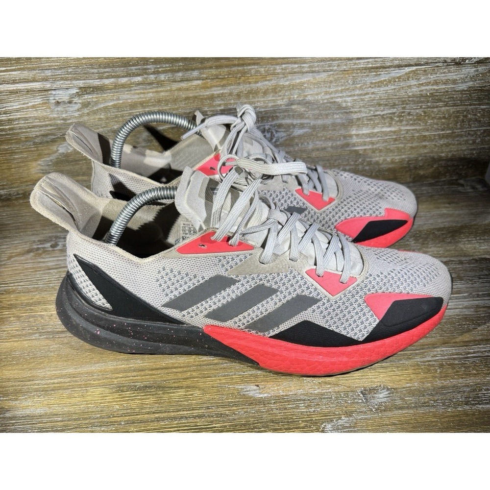 Adidas X9000L3 Running Shoes Gray Pink Men's Size 11.5 Pre-Owned EH0053 - Picture 2 of 8